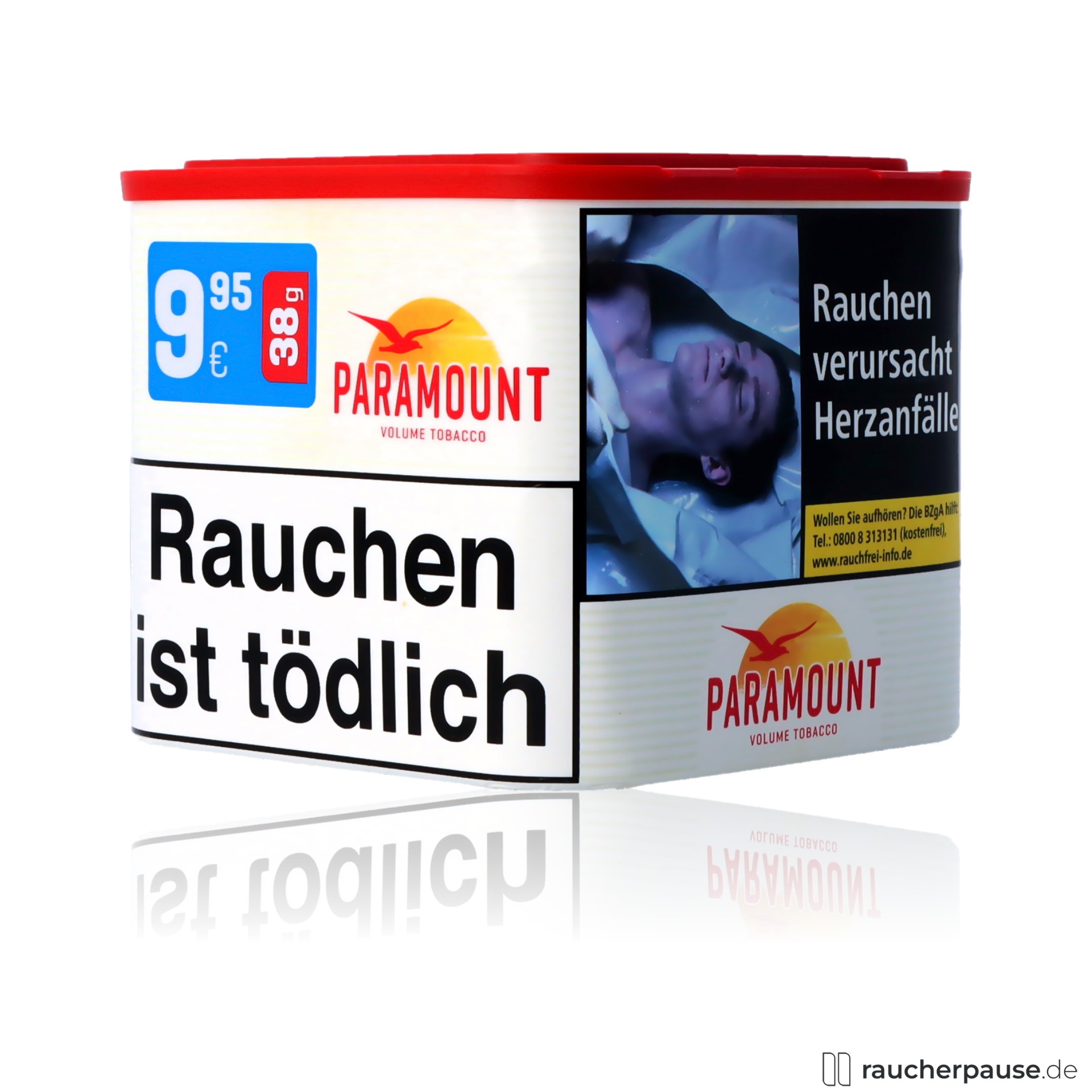 paramount volumentabak 40g dose american blend vollwuerziges aroma , packshot vorderseite