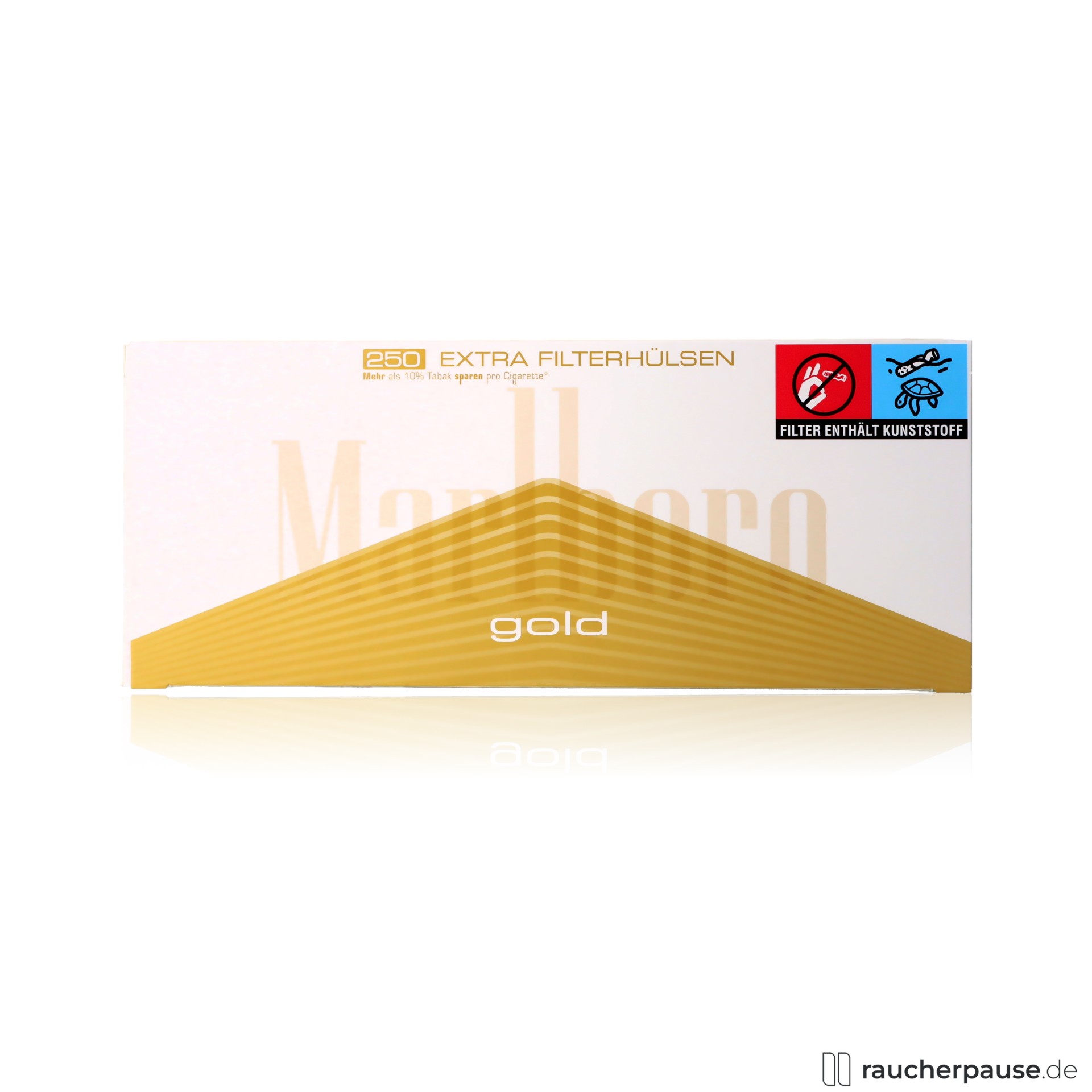 Marlboro Gold Extra Filterhülsen | 250 Stück | 84mm Länge