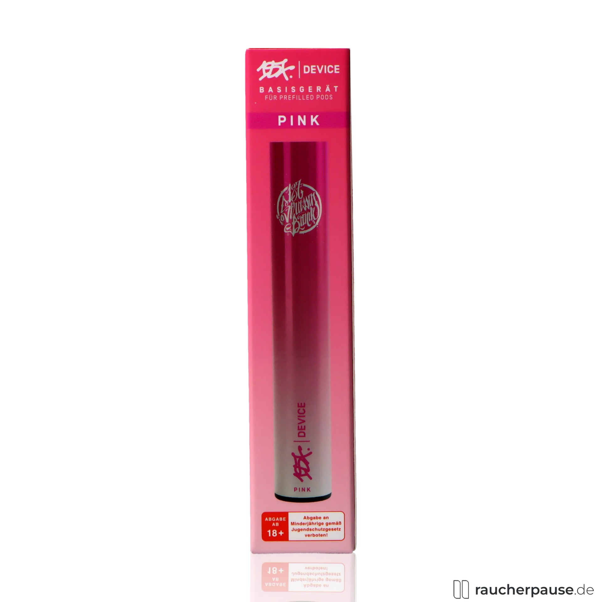 strassenbande e zigarette pink usb c kompakt , packshot vorderseite