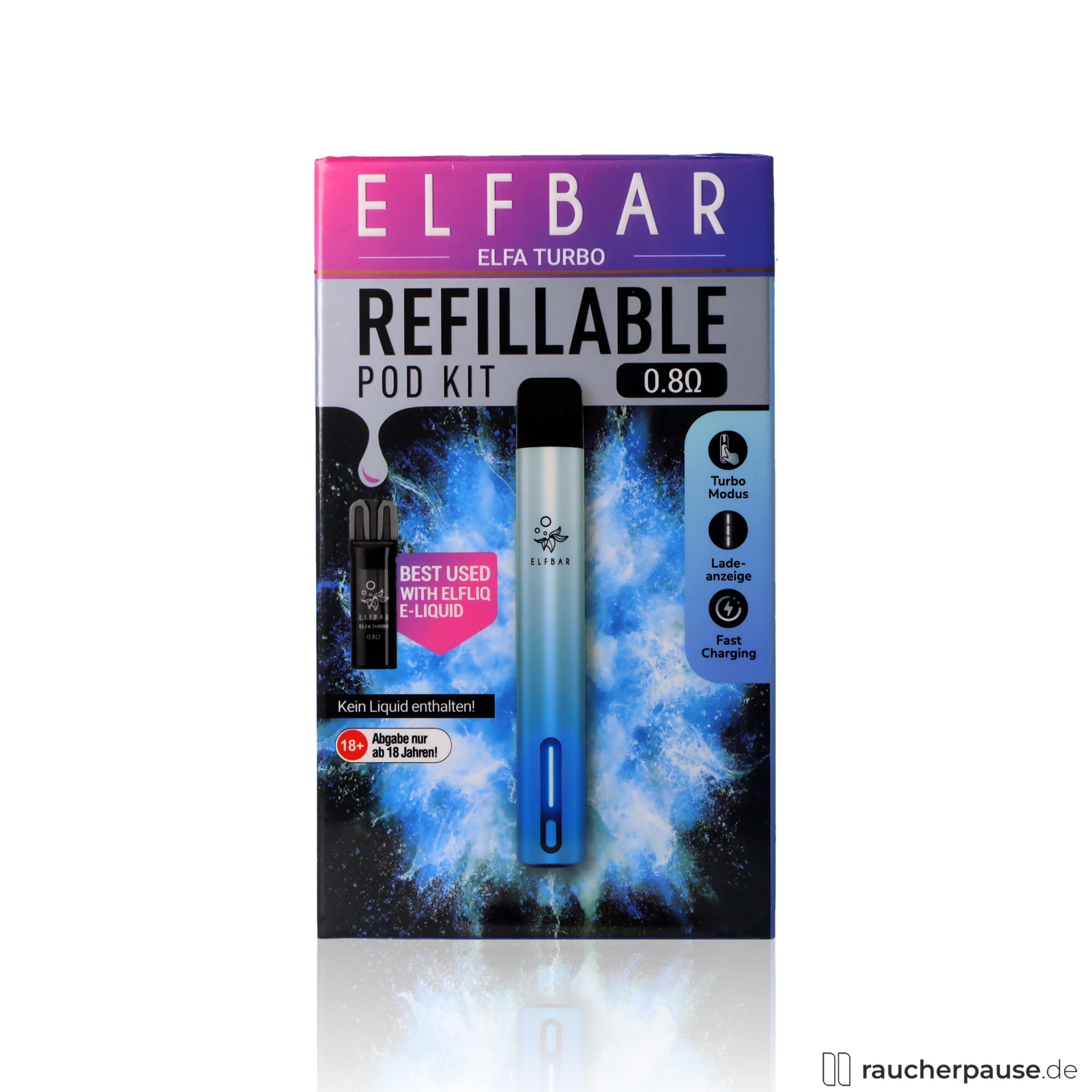 Elfbar Elfa Turbo Akkutrger Aurora-Cyan jetzt kaufen Elfbar Elfa Turbo Akkutrger Aurora-Cyan jetzt kaufen