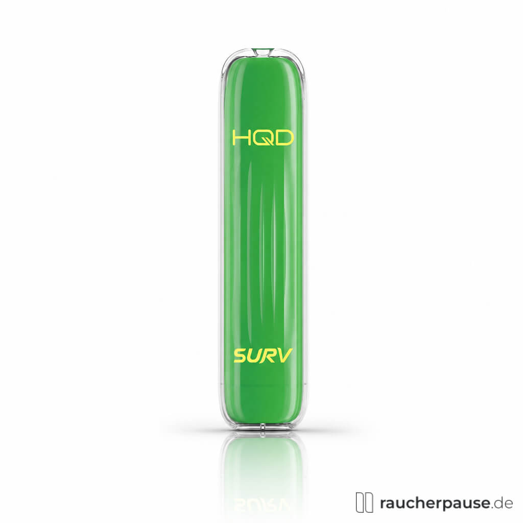 HQD Surv Einweg Vape Wassermelone | 600 Züge | 2 ml Nikotinsalz 18 mg/ml | Automatischer Zugmechanismus