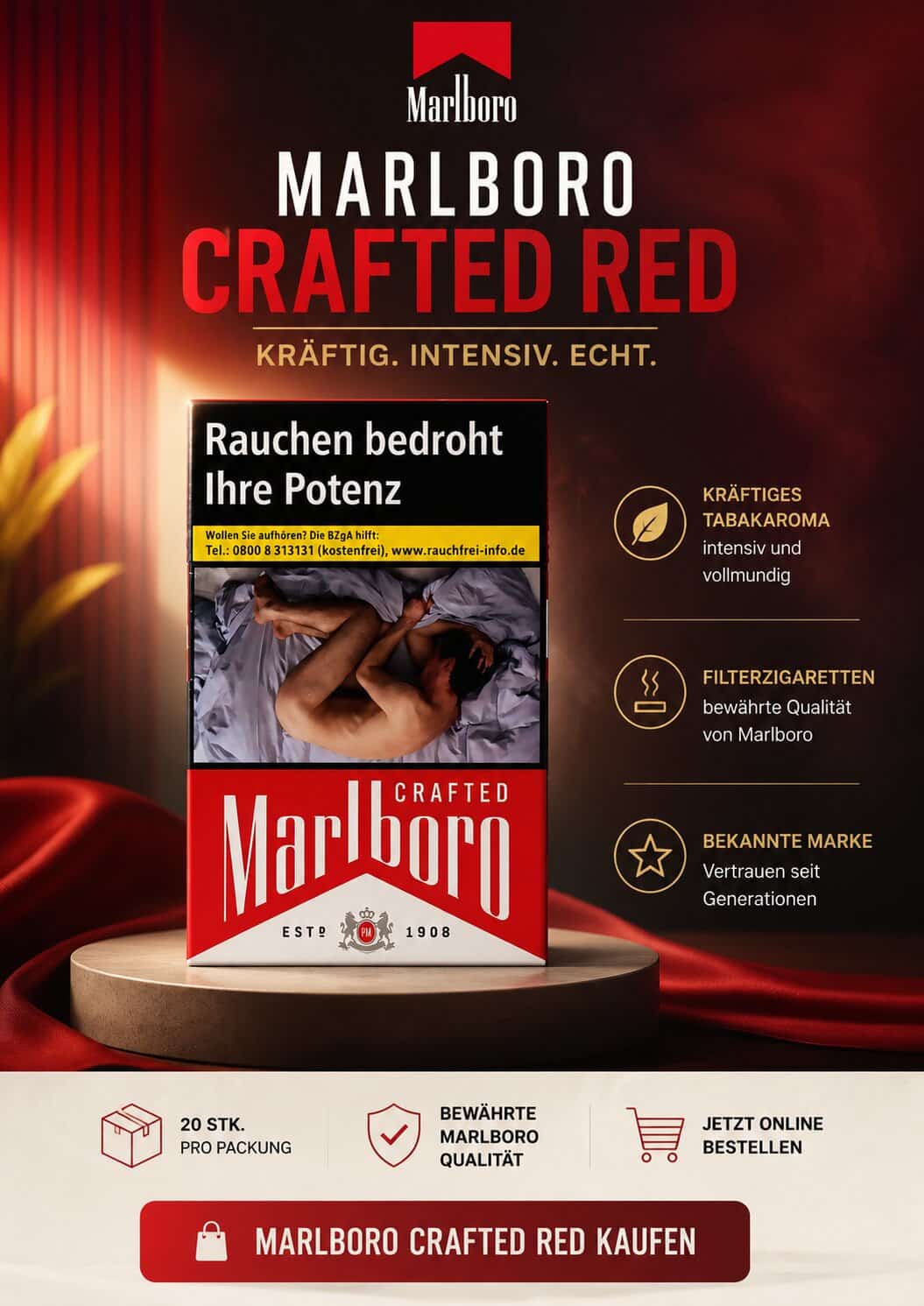 Marlboro Crafted Red kaufen bei raucherpause.de