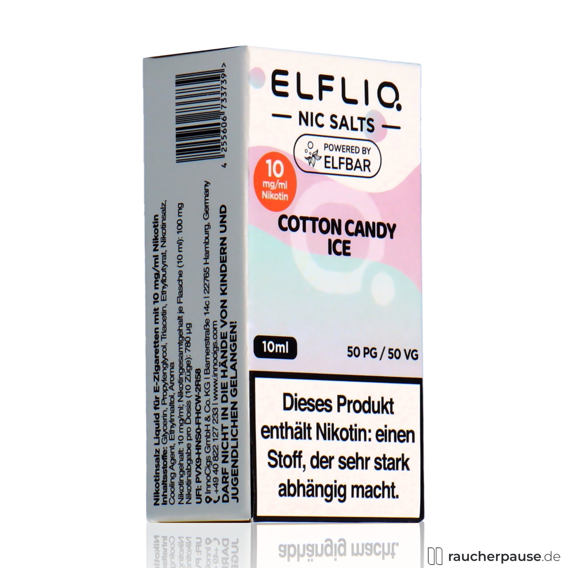 Elfliq Cotton Candy Ice 10mg S & khl dampfen Elfliq Cotton Candy Ice 10mg S & khl dampfen