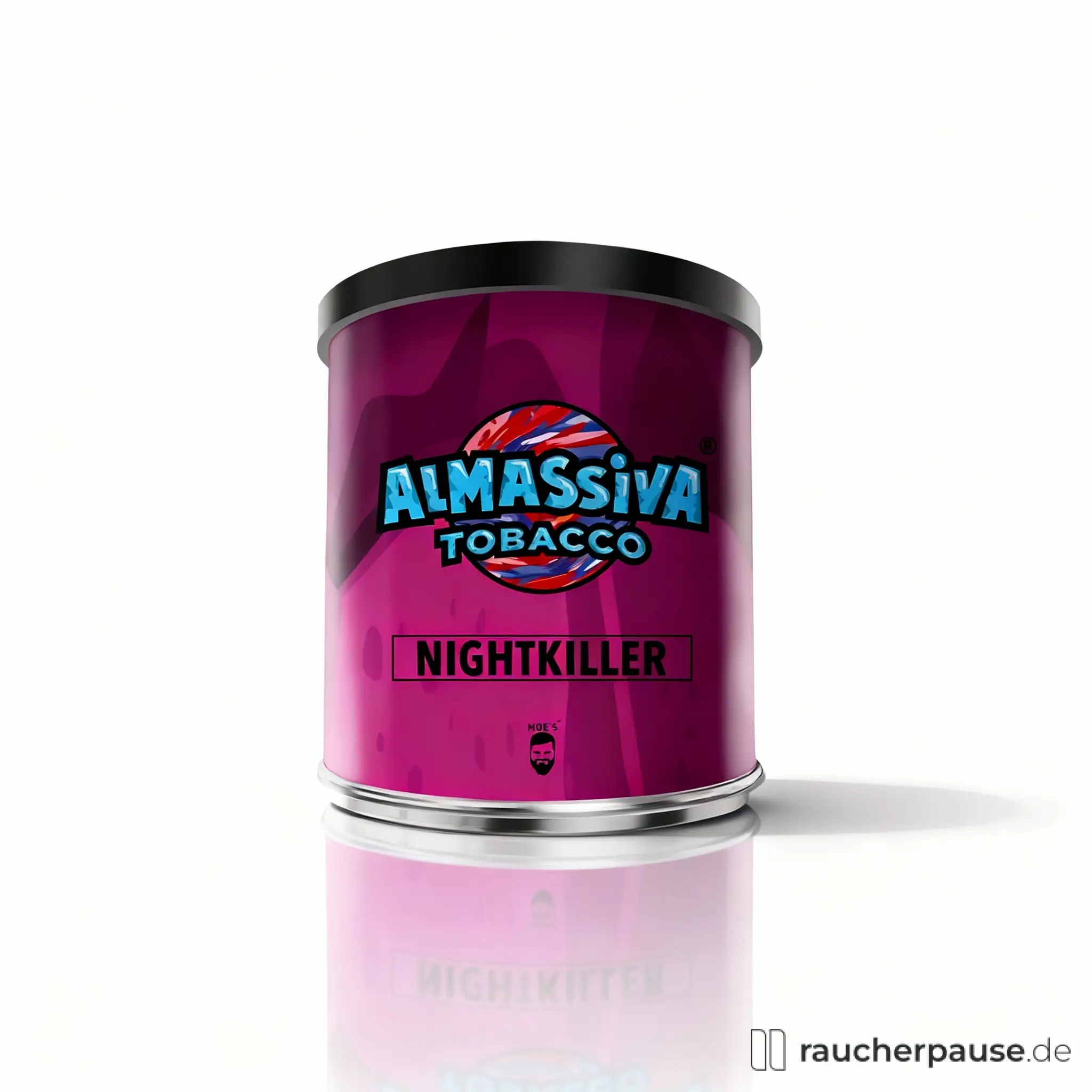 Al Massiva Nightkiller Shishatabak 200g | Fruchtige Maulbeere, Johannisbeere & Brombeere | Hochwertiger Virginia Tabak aus Deutschland