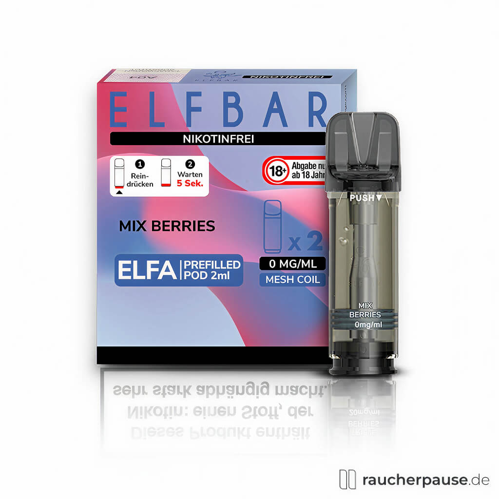 Elf Bar Elfa Prefilled Pods Mix Berries | Nikotinfrei | 2x2ml
