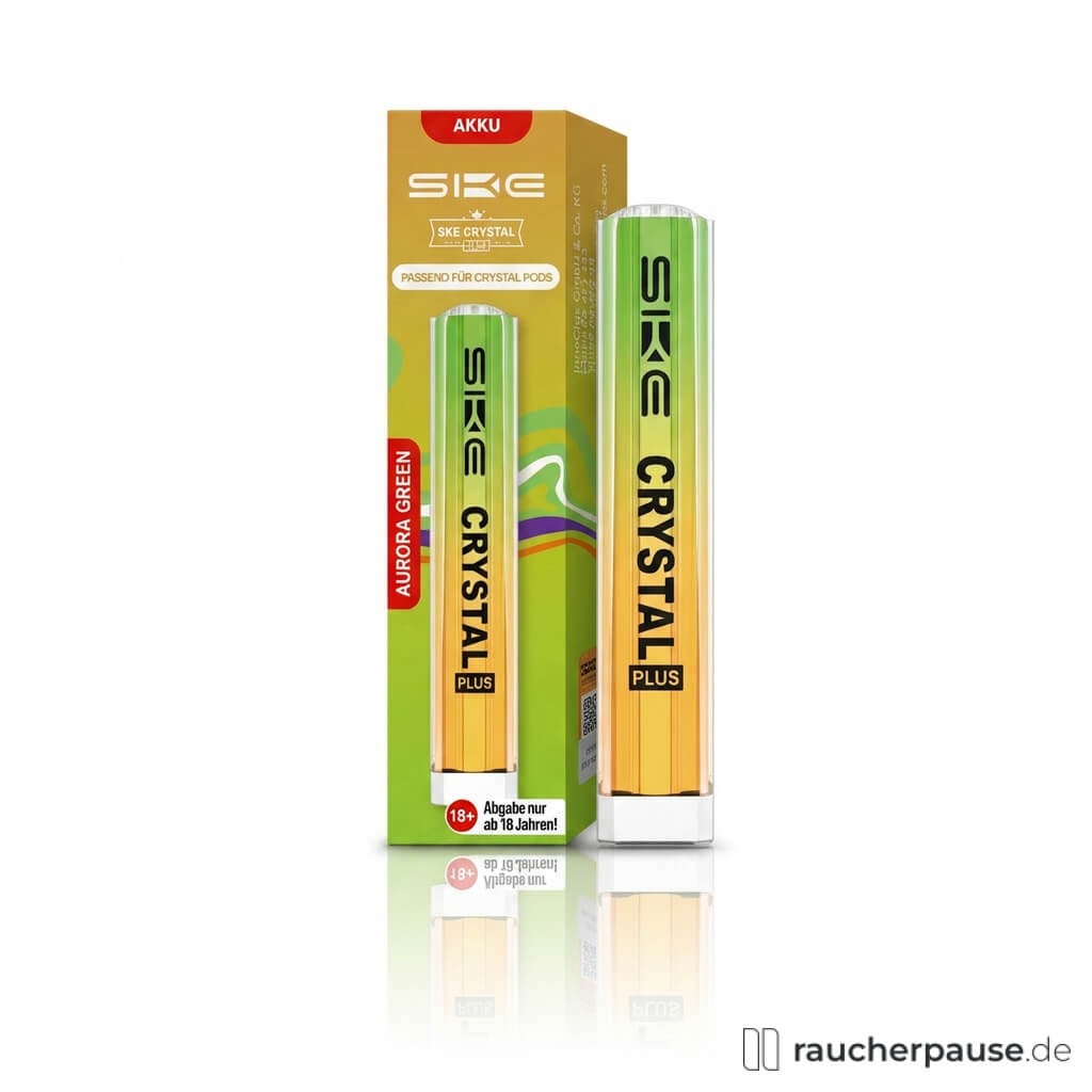 SKE Crystal Plus Akku Aurora Green | 400 mAh
