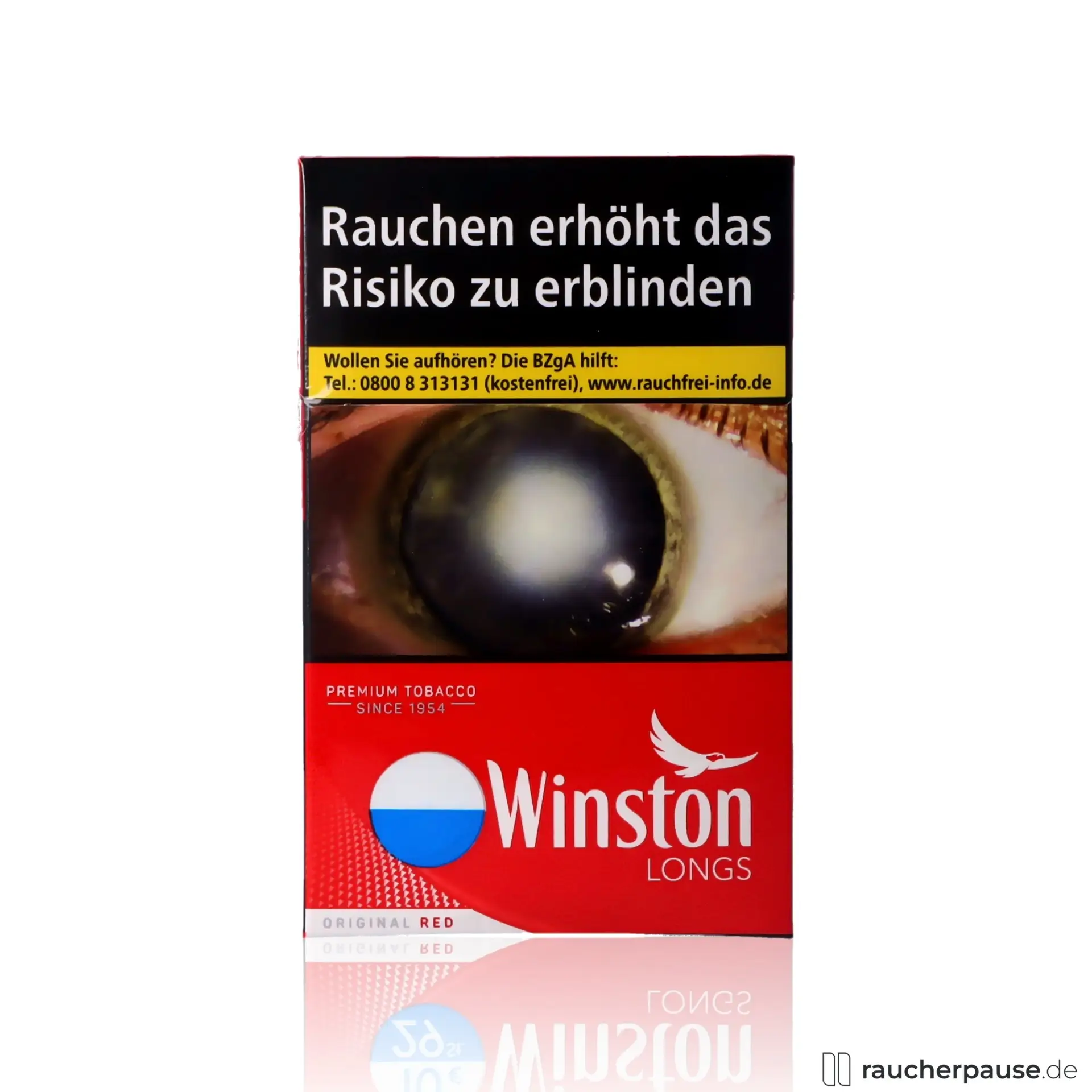 Winston Red 100 Big Pack Zigaretten | 28 Stk. pro Packung | Intensiver Tabakgeschmack