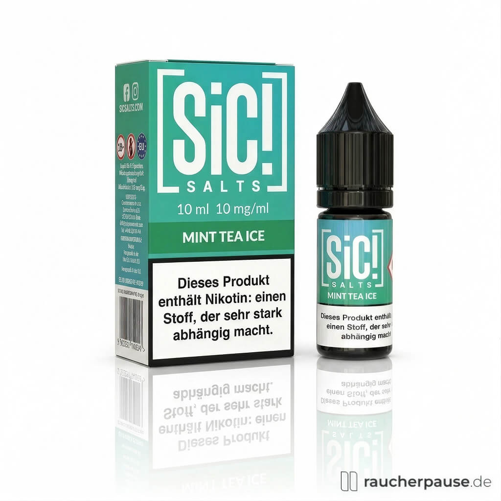 SiC! Salts Mint Tea Ice Liquid | 10 mg/ml Nikotin