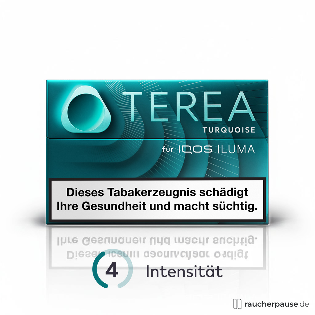 Terea Turquoise Tabaksticks für IQOS Iluma | 20 Stück | Frischer Geschmack