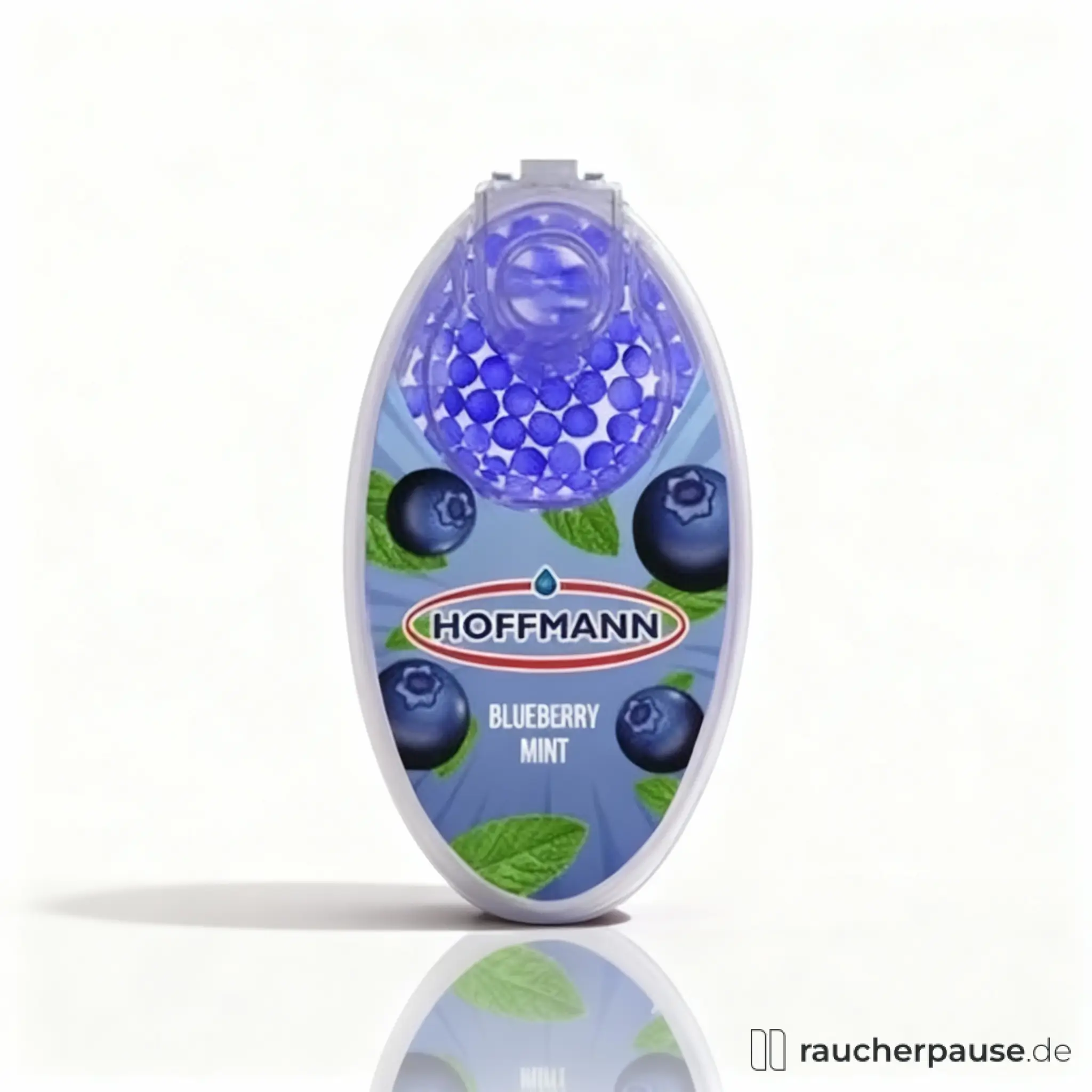 Hoffmann Blueberry Mint Aromakapseln | 100 Stück | Fruchtig-frisches Raucherlebnis