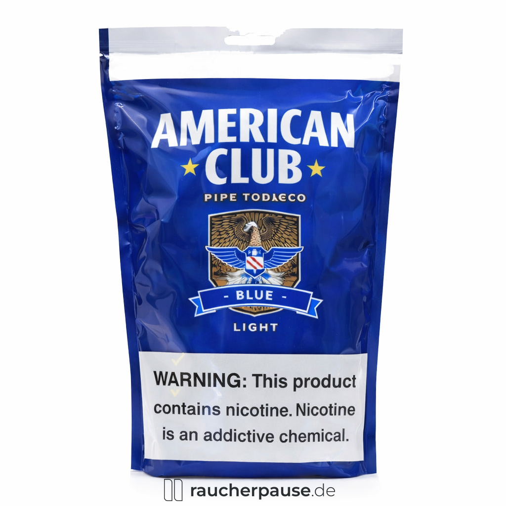 American Club Blue Tabak – mild und ausgewogener Virginia Burley Blend