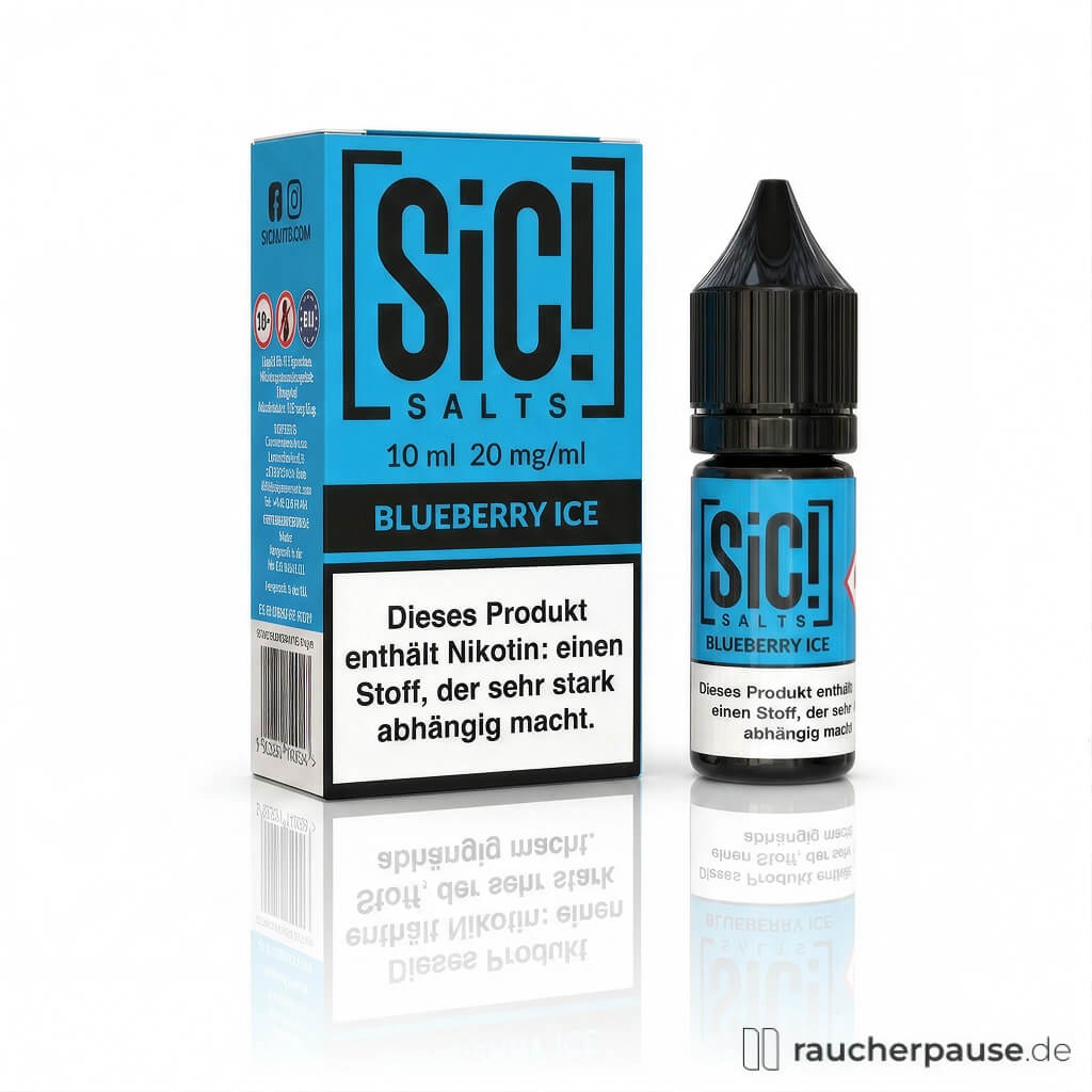 SiC! Salts Blueberry Ice Liquid | 20 mg/ml Nikotin