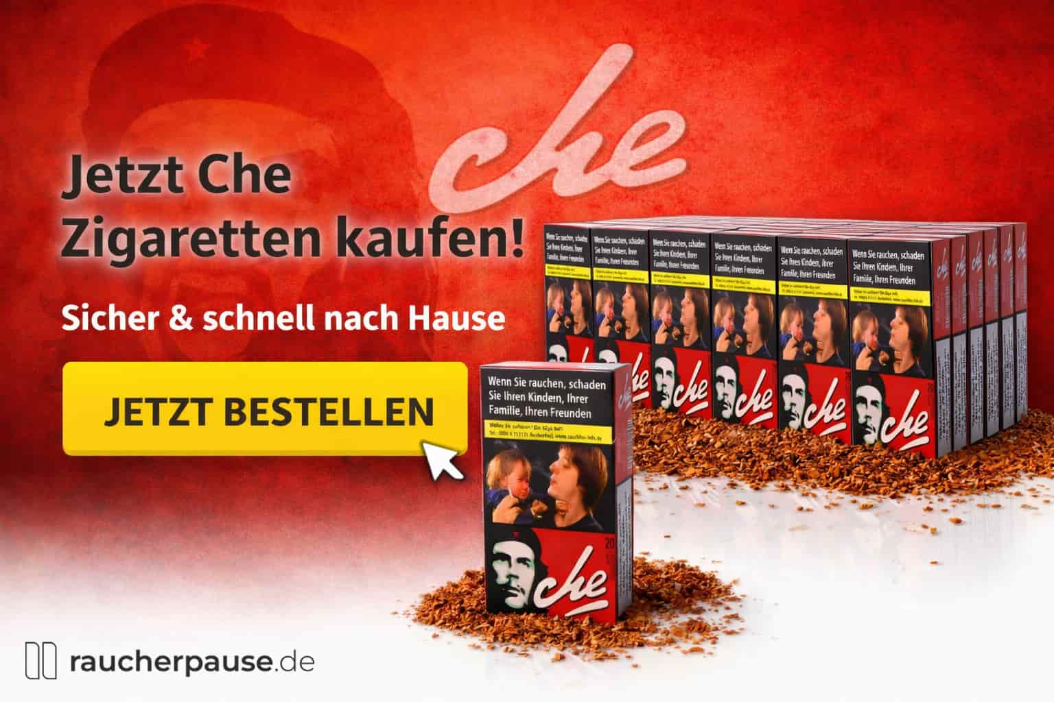 Che Zigaretten kaufen – Stange und 20er Packung günstig online bestellen