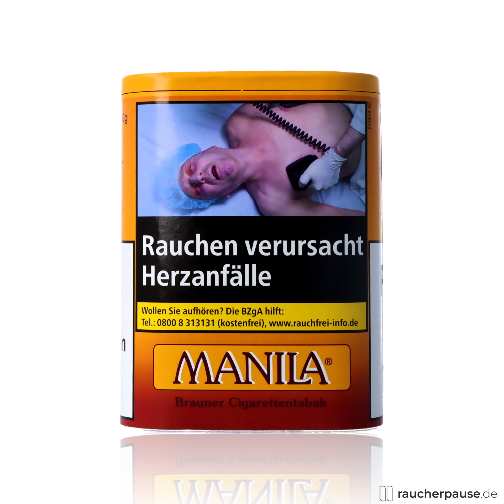 Manila Tabak kaufen – Feinschnitt mit würziger Geschmacksnote Manila Feinschnitttabak in der 200-g-Dose