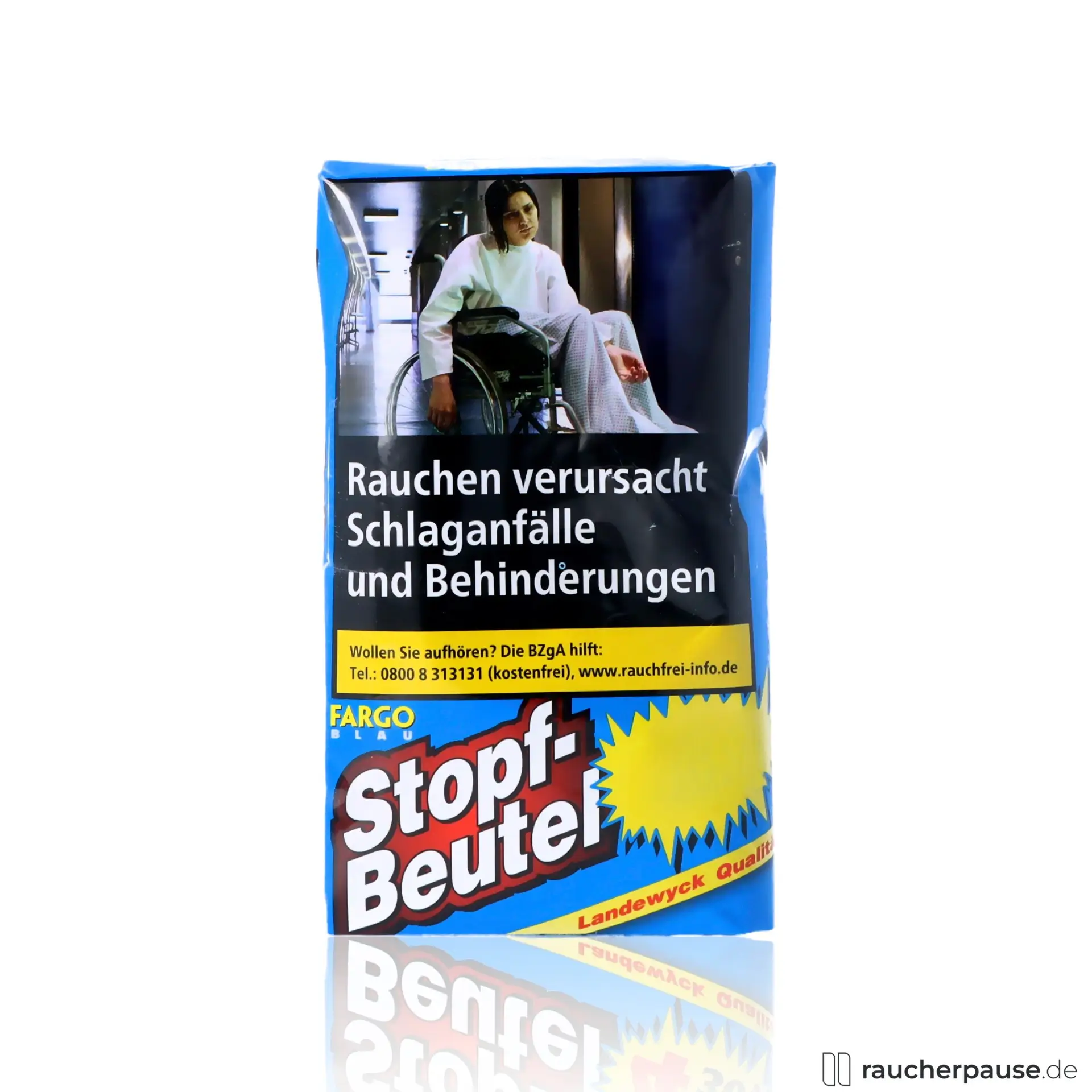 Fargo Blau Zigarettentabak | 30g Pouch | American Blend Feinschnitt