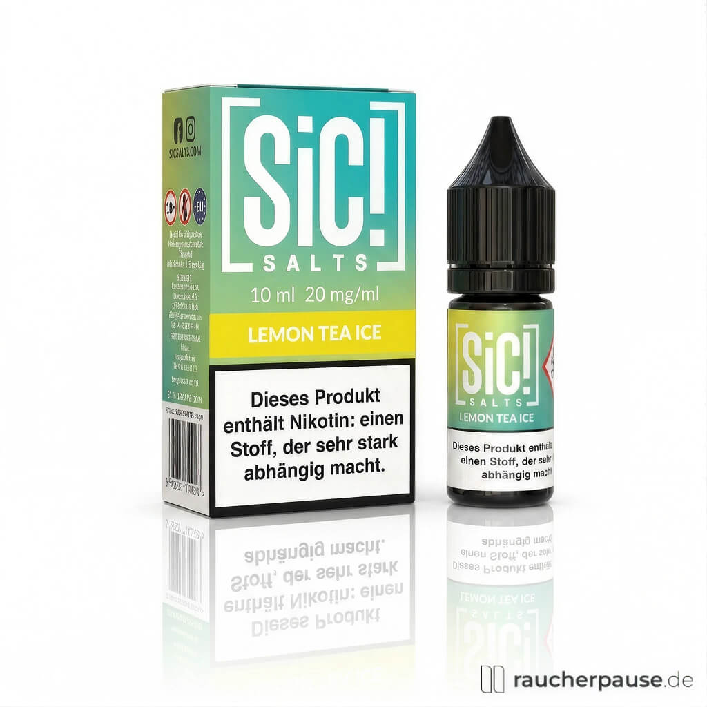 SiC! Salts Lemon Tea Ice Liquid | 20 mg/ml Nikotin