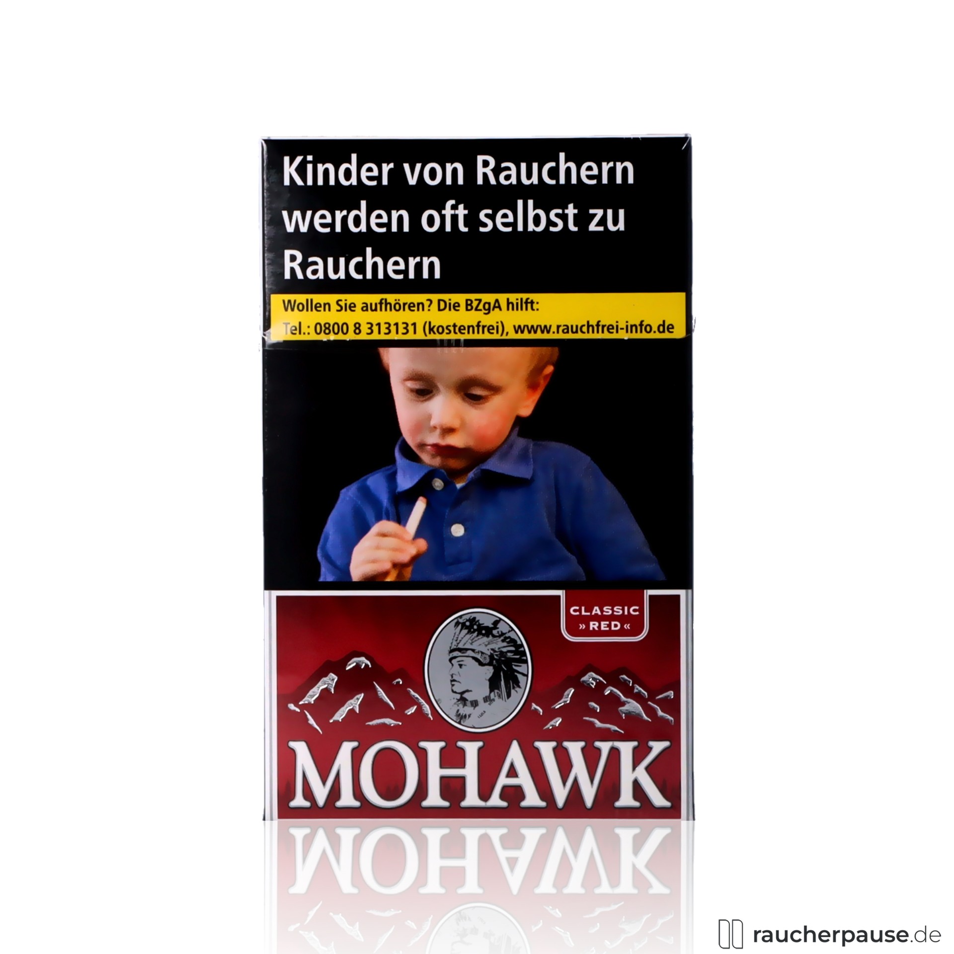 Mohawk Red Zigaretten | 20 Stk. pro Packung | King-Size | Voll-würziges Aroma