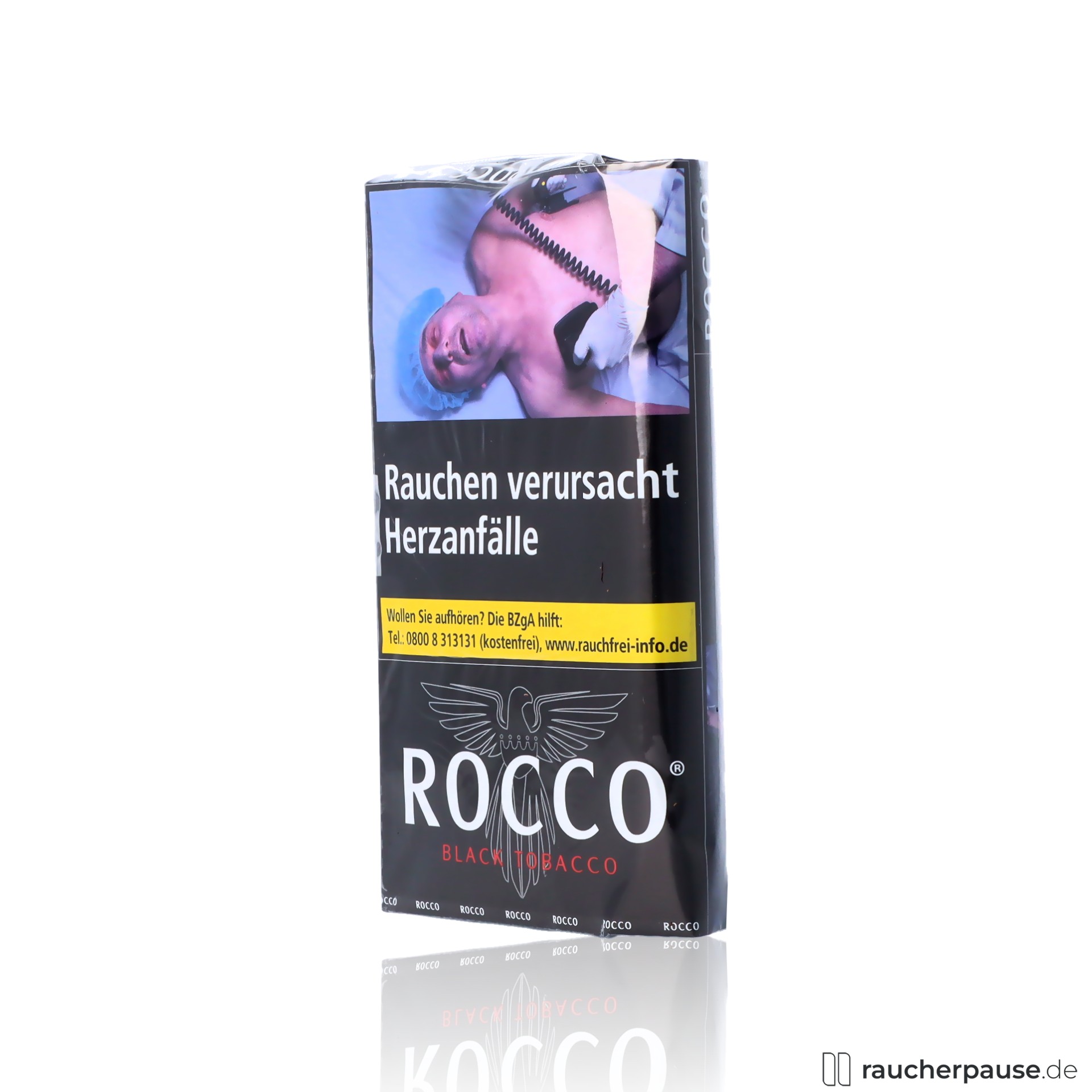 rocco black zware drehtabak stark preisguenstig , packshot seitlich