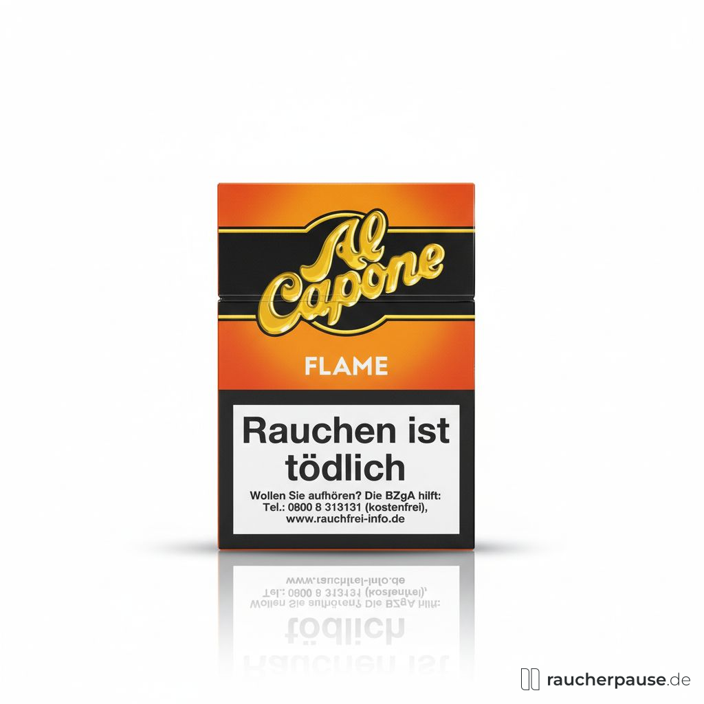 Al Capone Pockets Flame Filter Cigarillos | Cognac Aroma | Mild | 18er-Packung Al Capone Pockets Flame Filter Cigarillos | Cognac Aroma | Mild | 18er-Packung
