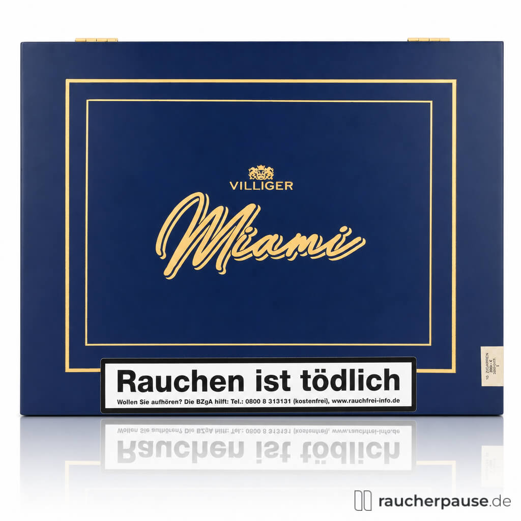 Villiger Miami Zigarren in blauer Kiste mit zehn Zigarren