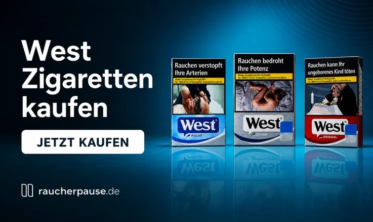 West Zigaretten kaufen &ndash; Red, Silver und Polar im &Uuml;berblick