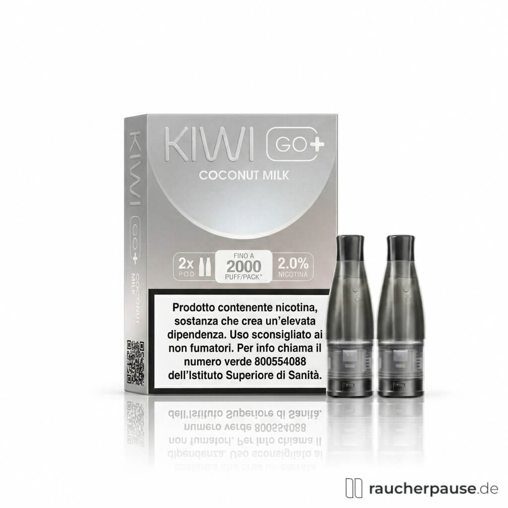 KIWI GO+ Coconut Milk Prefilled Pods | 2 Stück | 20 mg/ml Nikotin