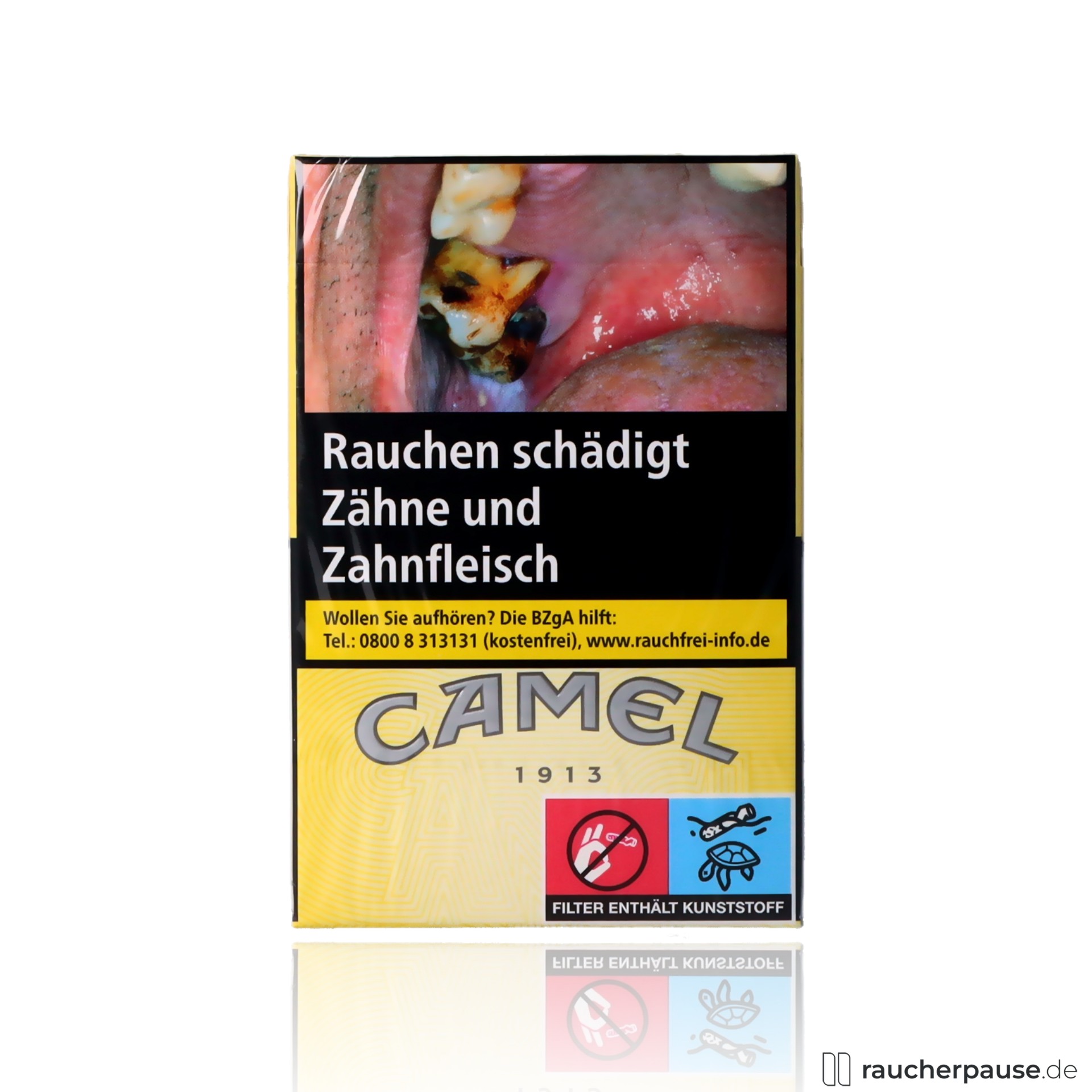 Camel Yellow OP Zigaretten | 20 Stk. pro Packung | King-Size Format & Würziges Aroma