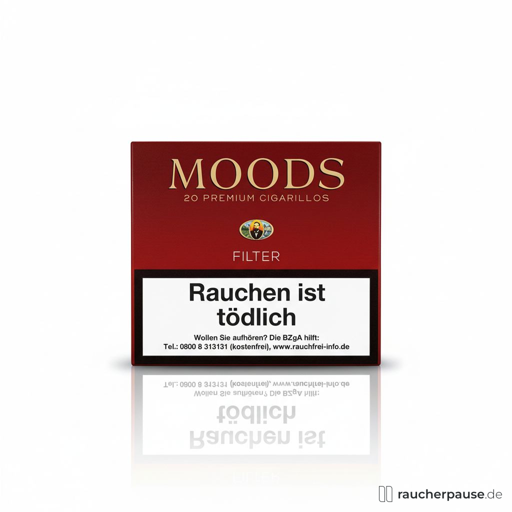 Dannemann Moods Filter Zigarillos | 20er Pack | Fruchtig, Holz, Vanille Aroma