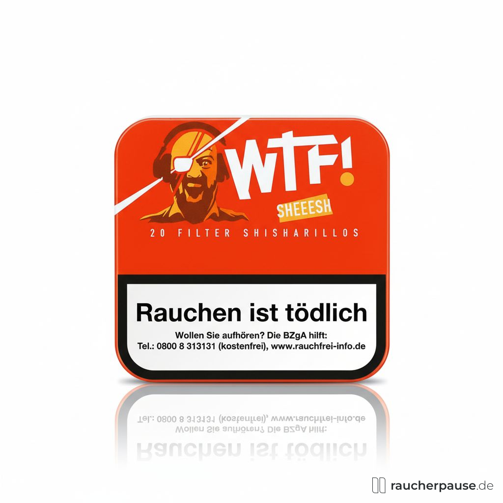 WTF! Shisharillo Sheeesh Zigarillos | 20er Pack | Vanillearoma | Filter | 70mm WTF! Shisharillo Sheeesh Zigarillos | 20er Pack | Vanillearoma | Filter | 70mm