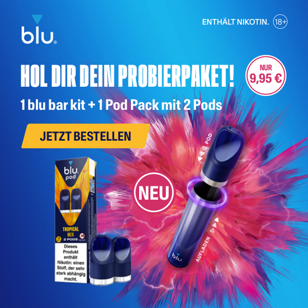 Raucherpause Online-Shop für Tabakprodukte und Vapes, zeigt verschiedene E-Zigaretten und Zubehör mit Angeboten.