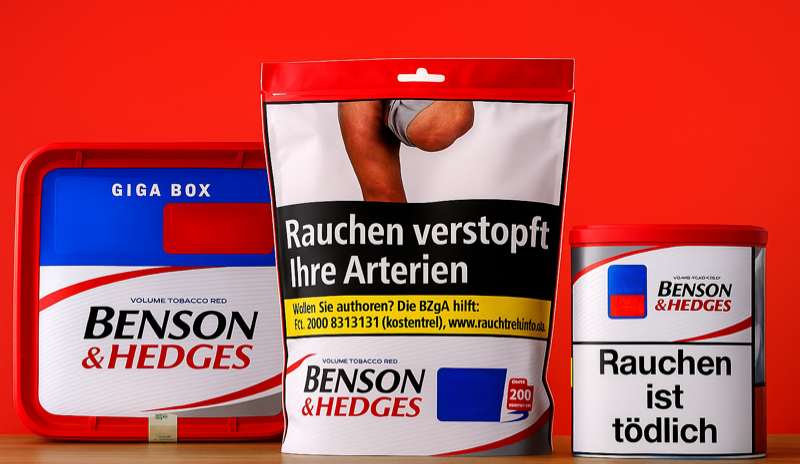 Benson & Hedges Tabak in 3 Verpackungsgrößen