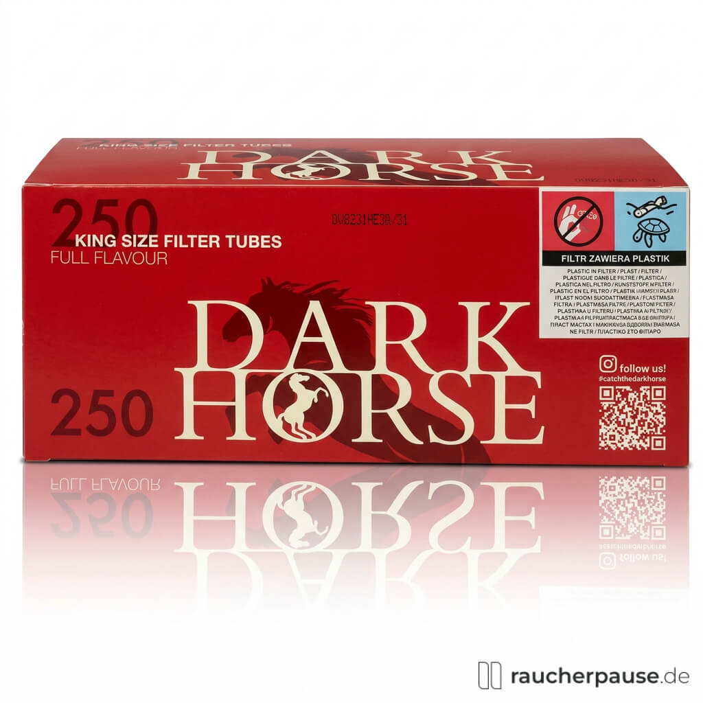 Dark Horse Full Flavour Filterhülsen | 250 Stück
