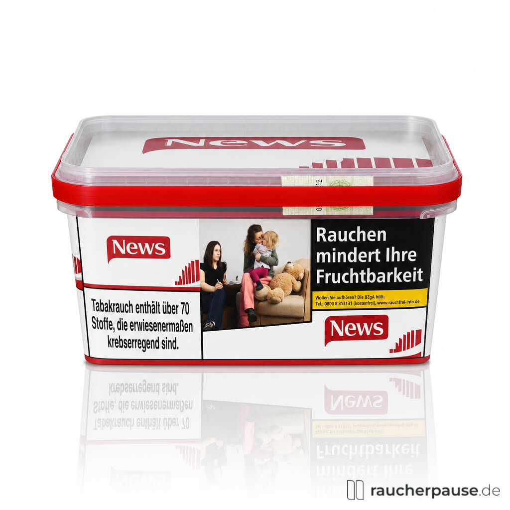 News Red Volume Tobacco | 235g Eimer | Volumentabak