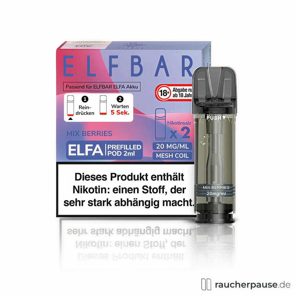 Elf Bar Elfa Prefilled Pods Mix Berries | 20mg/ml Nikotin | 2x2ml