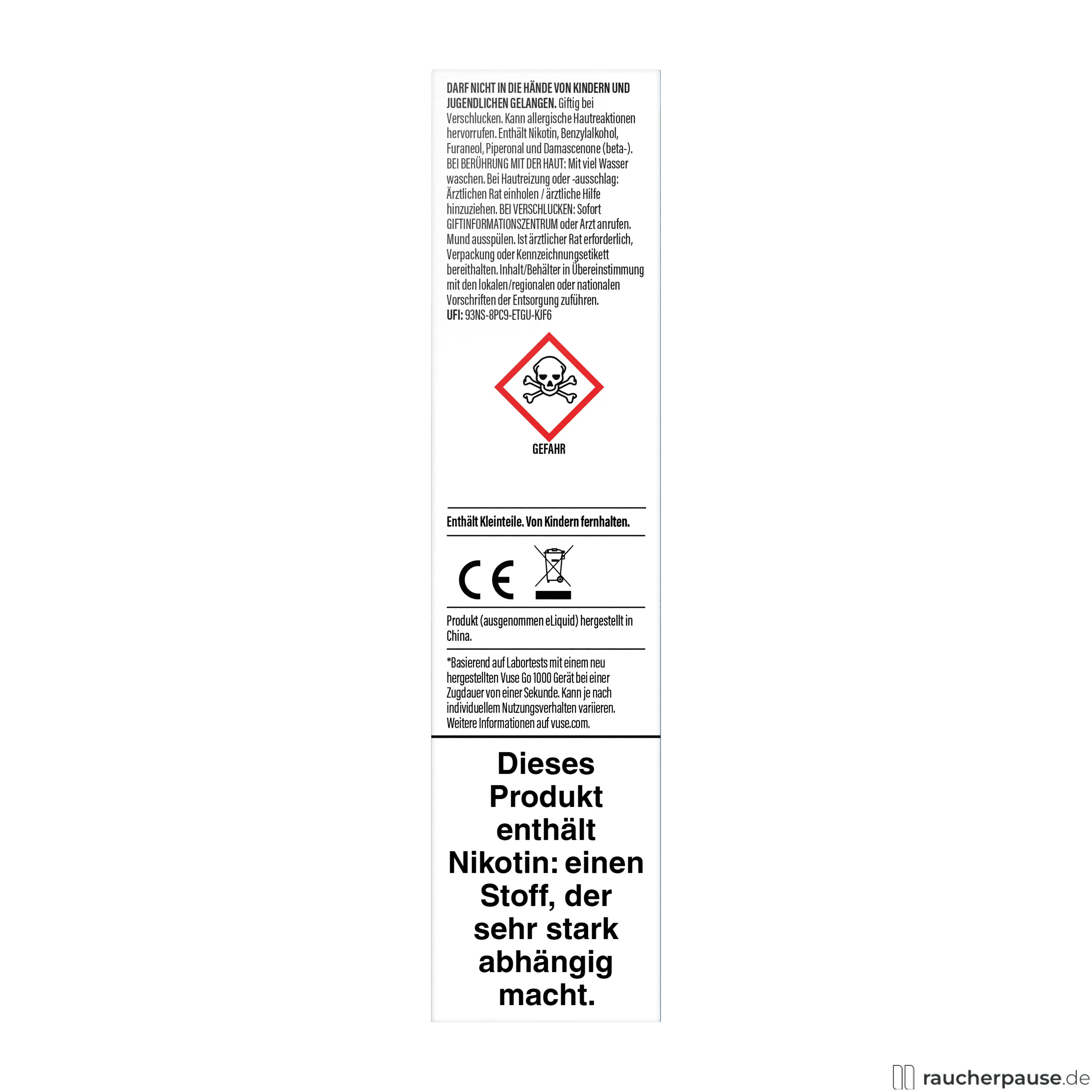Vuse GO Blueberry Ice E-Shisha 20mg online kaufen Vuse GO Blueberry Ice E-Shisha 20mg online kaufen