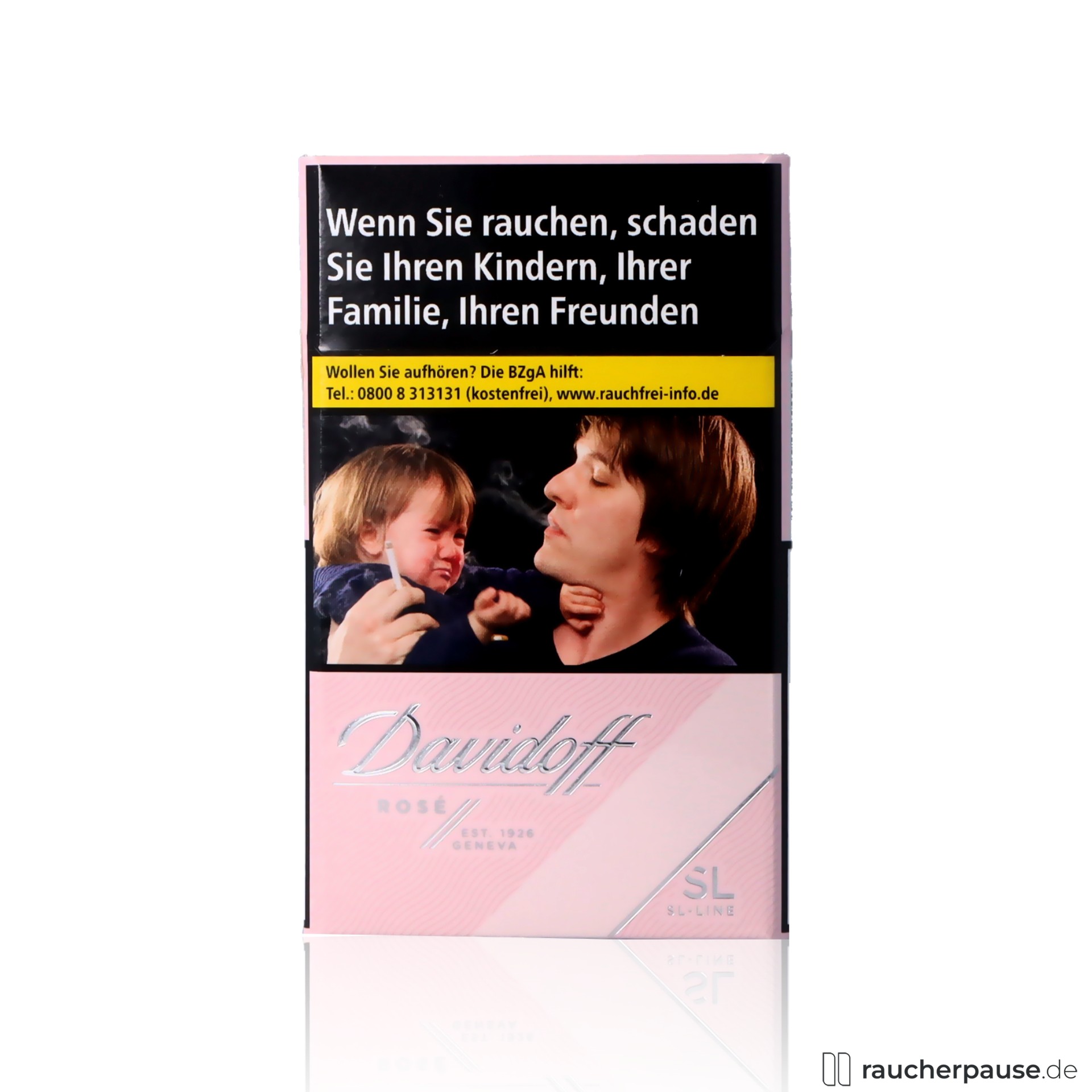 Davidoff Rosé Slim Zigaretten | 20 Stk. pro Packung | Mild-würziger Geschmack