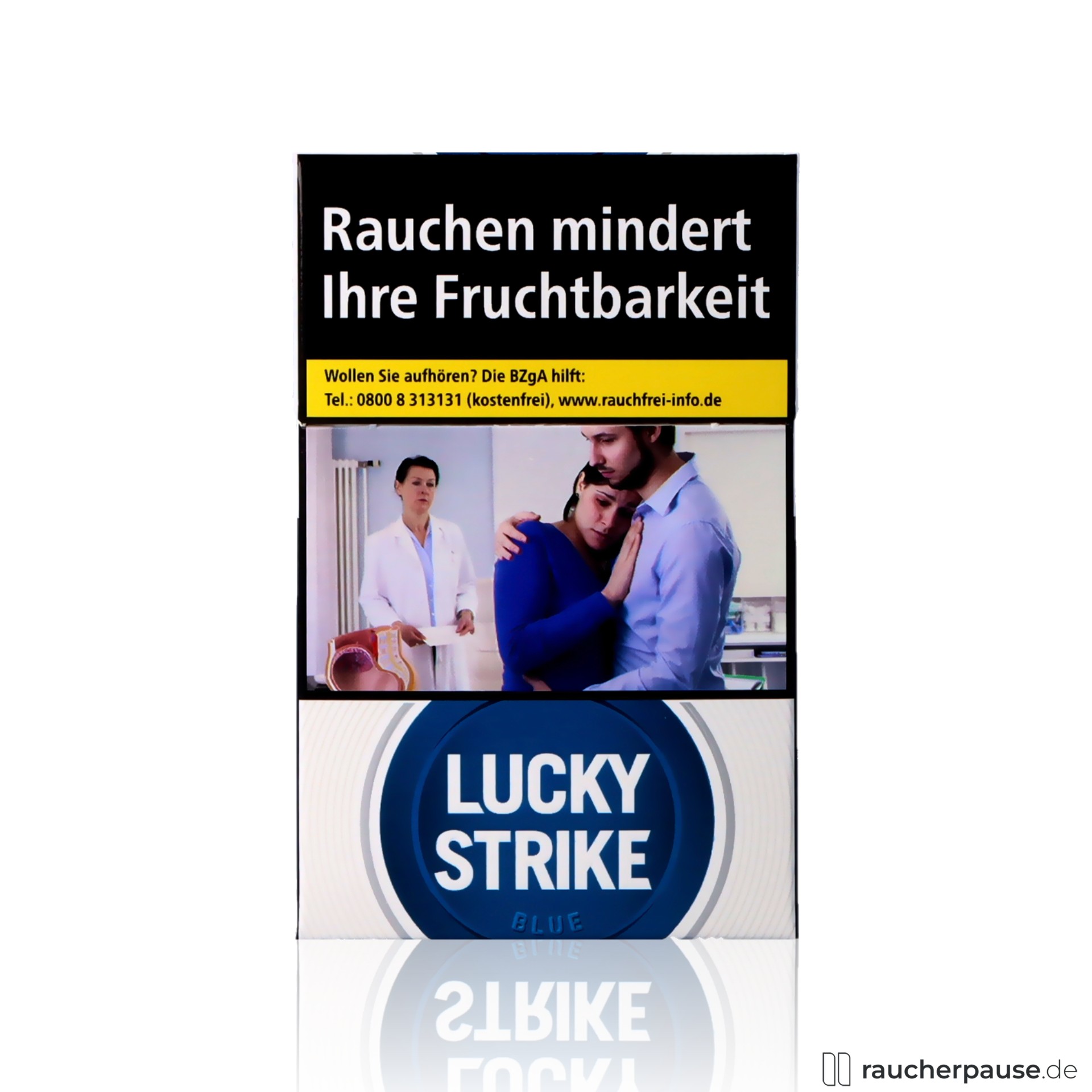 Lucky Strike Blue Zigaretten | 20 Stk. pro Packung | Milder Geschmack & Flow Filter