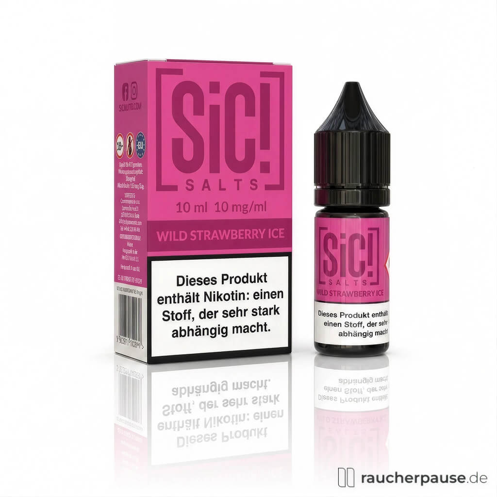 SiC! Salts Wild Strawberry Ice Liquid | 10 mg/ml Nikotin