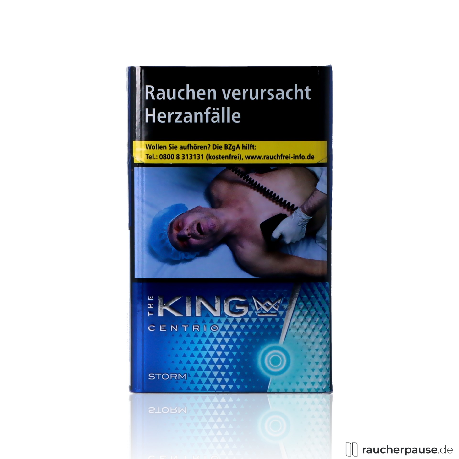 King Centrio Storm Zigaretten | 20 Stk. pro Packung | Anpassbares Menthol-Aroma