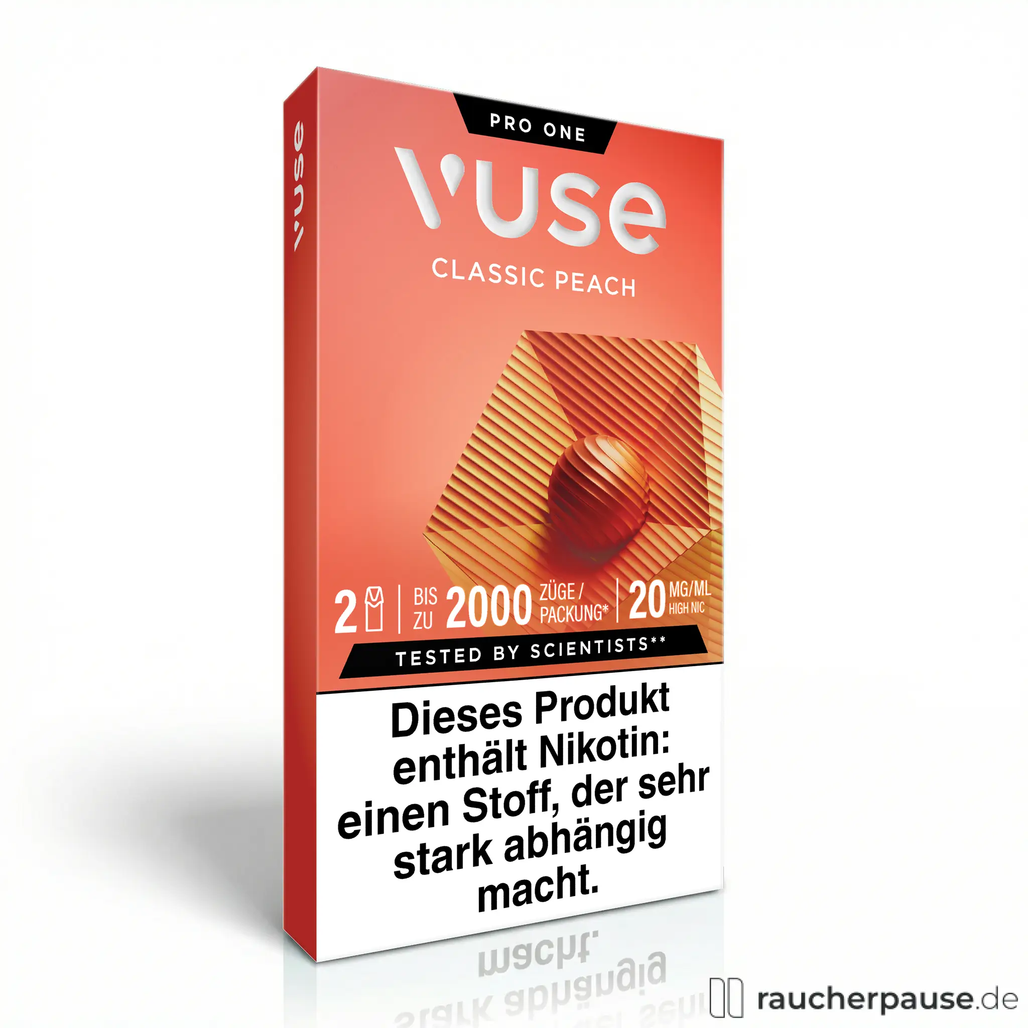 Vuse Pods Classic Peach | 20 mg/ml Nikotin | 2 Pods
