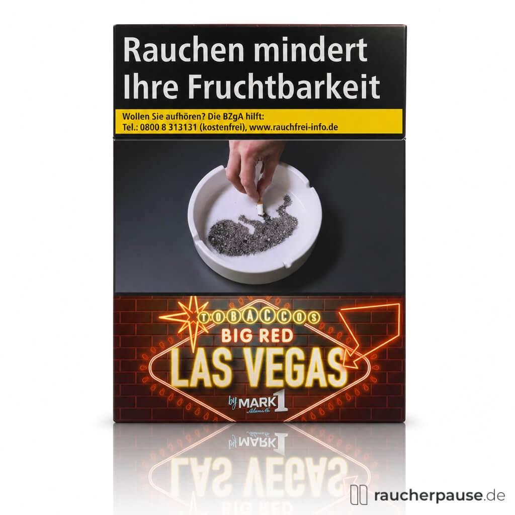 Las Vegas Red Big Zigaretten | 25 Stk. pro Packung | King Size | American Blend