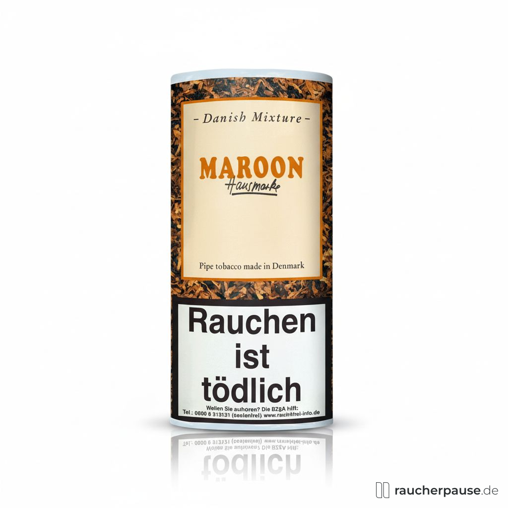 Danish Mixture Maroon Pfeifentabak | 50g Pouch | Virginia, Burley, Black Cavendish