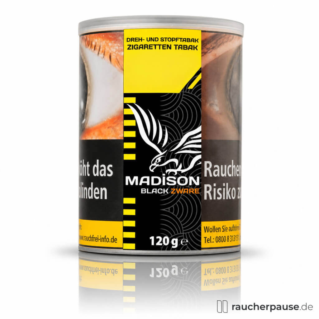 Madison Black Zware | 120g Dose | Feinschnitt