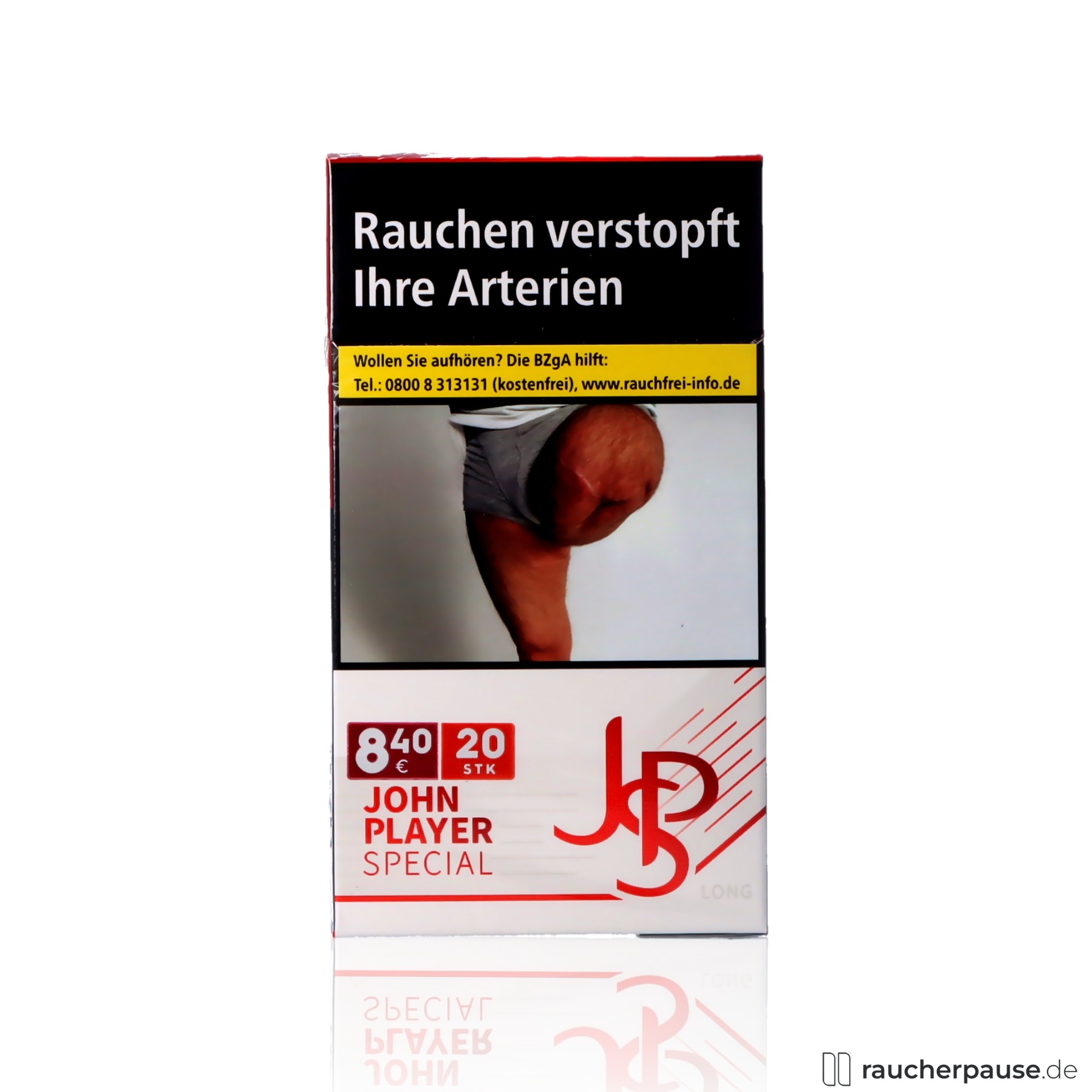JPS Red Long Zigaretten | 20 Stk. pro Packung | Kräftig-würziger Geschmack