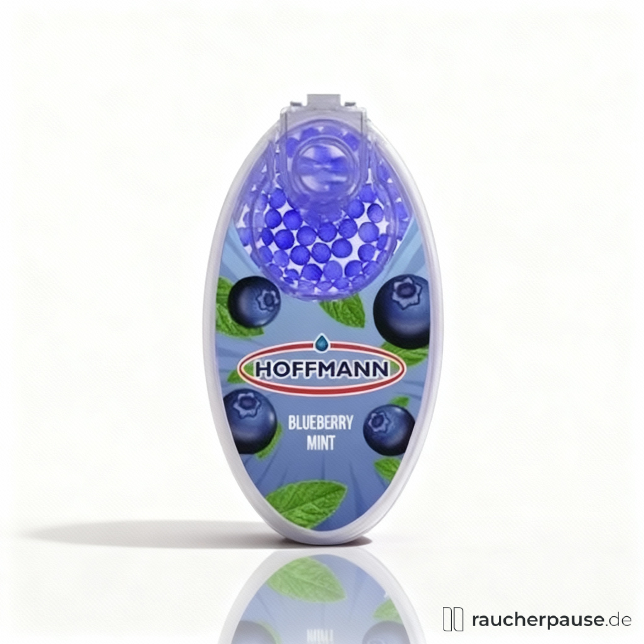 Hoffmann Blueberry Mint Aromakapseln | 100 Stück | Fruchtig-frisches Raucherlebnis