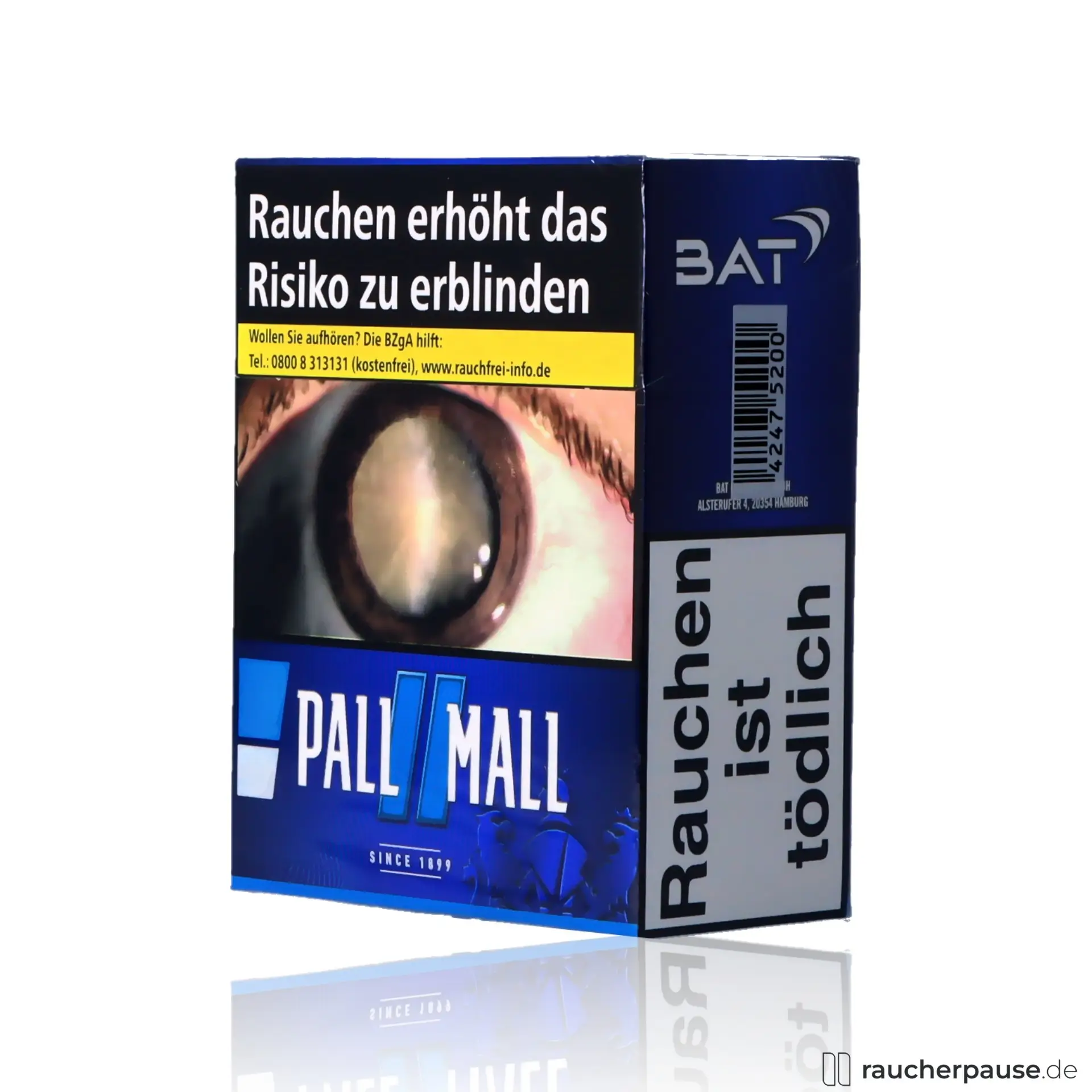 Pall Mall Blue King Zigaretten | 38 Stk. pro Packung