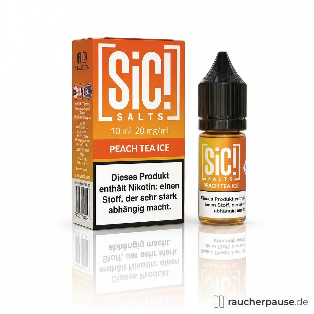 SiC! Salts Peach Tea Ice Liquid | 20 mg/ml Nikotin
