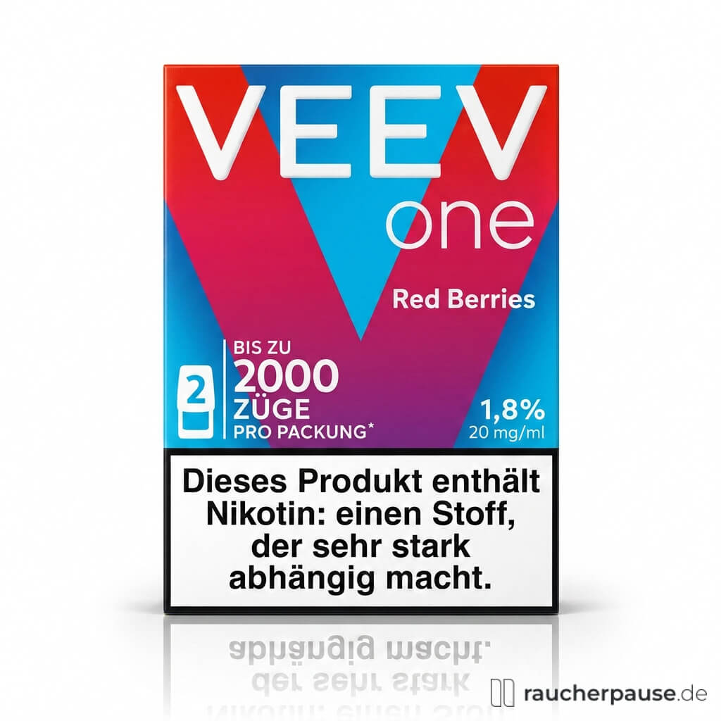 VEEV ONE Red Berries Vape Pods | 2x2ml | 20mg Nikotin