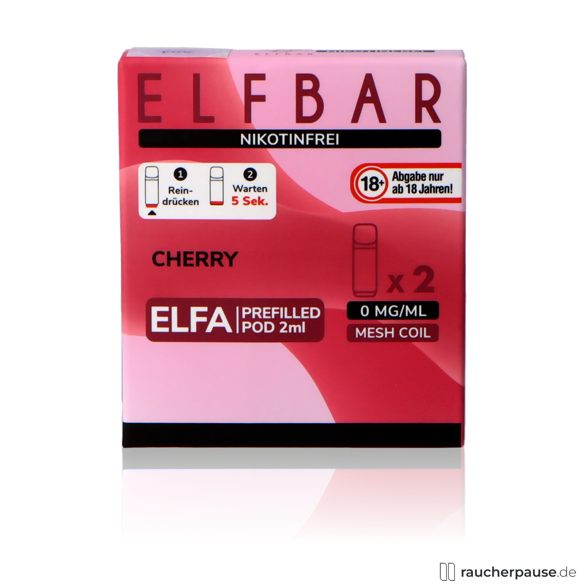 Elf Bar Elfa Cherry Ice Pods Nikotinfrei eiskalt genieen Elf Bar Elfa Cherry Ice Pods Nikotinfrei eiskalt genieen