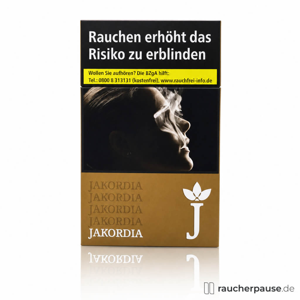 Jakordia Gold Long Zigaretten | 20 Stk. pro Packung | Fein-würziger American Blend